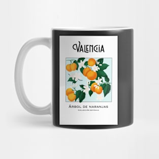 Valencia fruit market, aesthetic poster, botanical art Mug